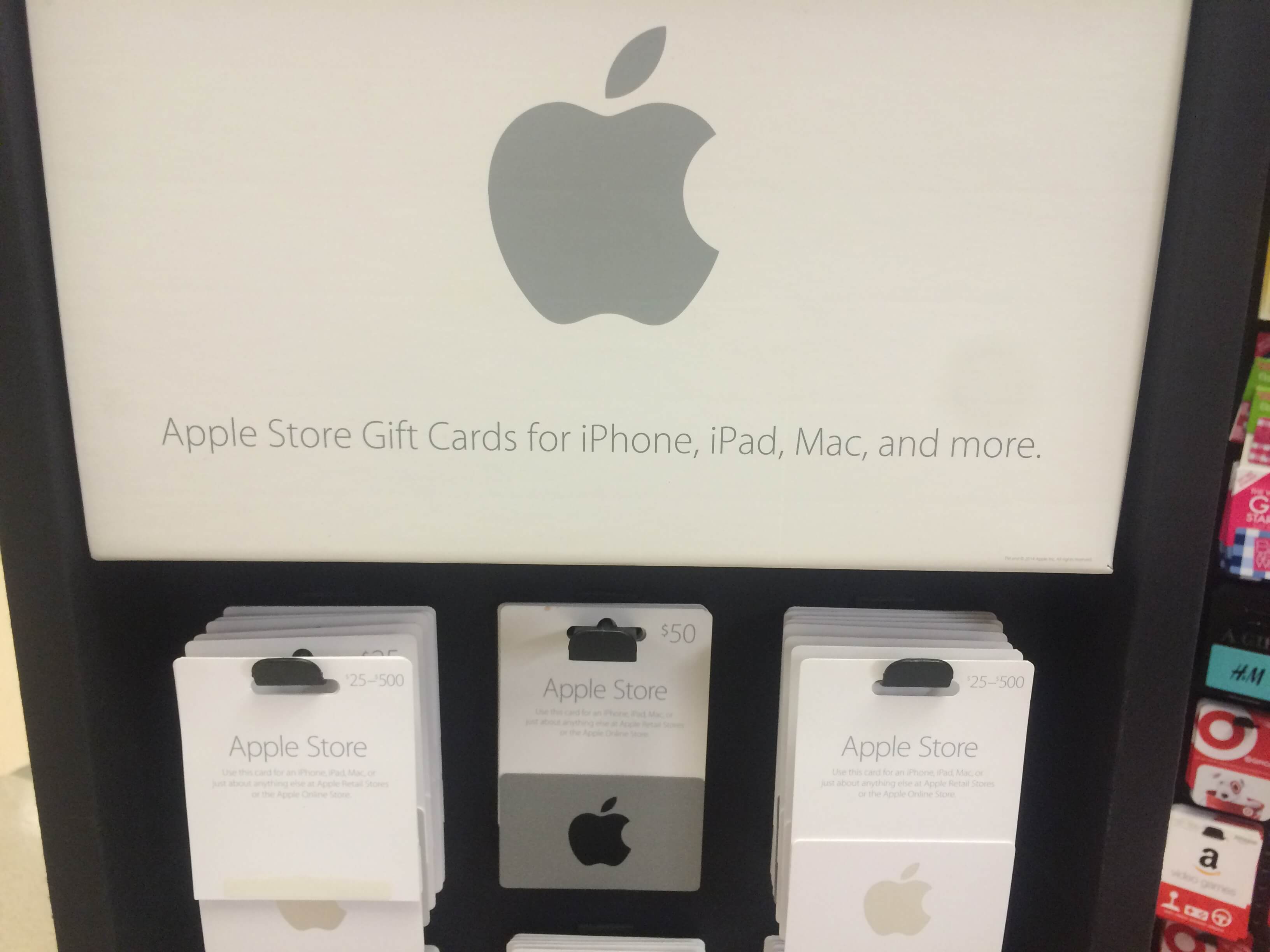 4x mr 点数)购买apple store gift cards,再用这些 gift cards 去苹果