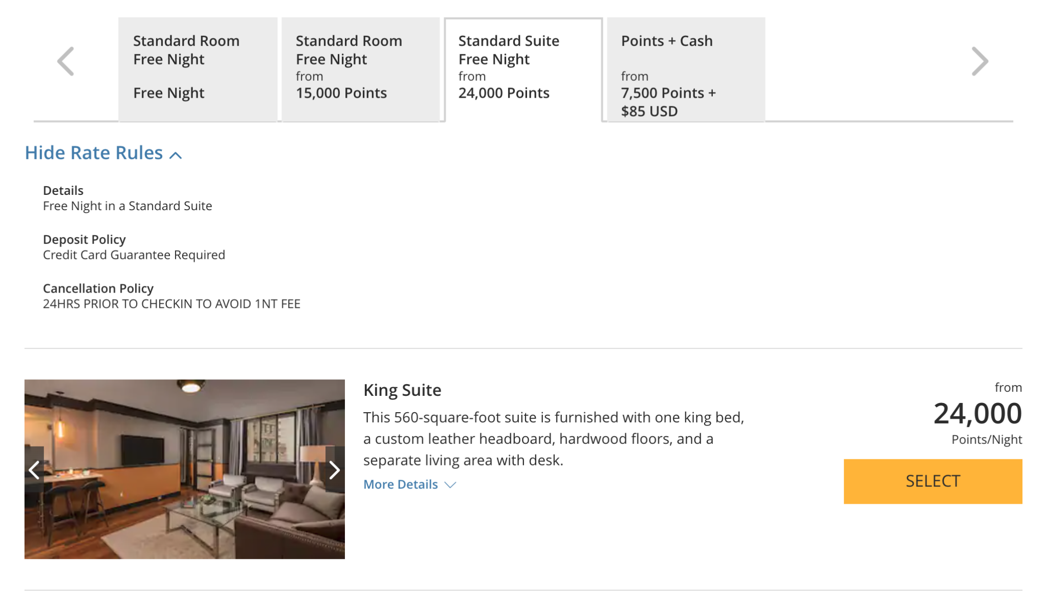 Hyatt Suite Upgrade and Redemption Available Online (and in Hyatt App