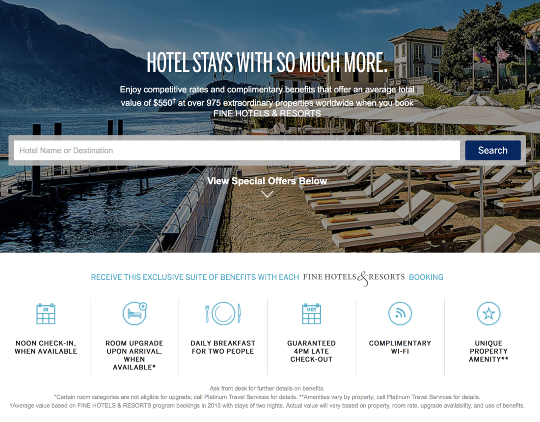 Introduction to Amex Fine Hotels & Resorts (FHR) US Credit Card Guide