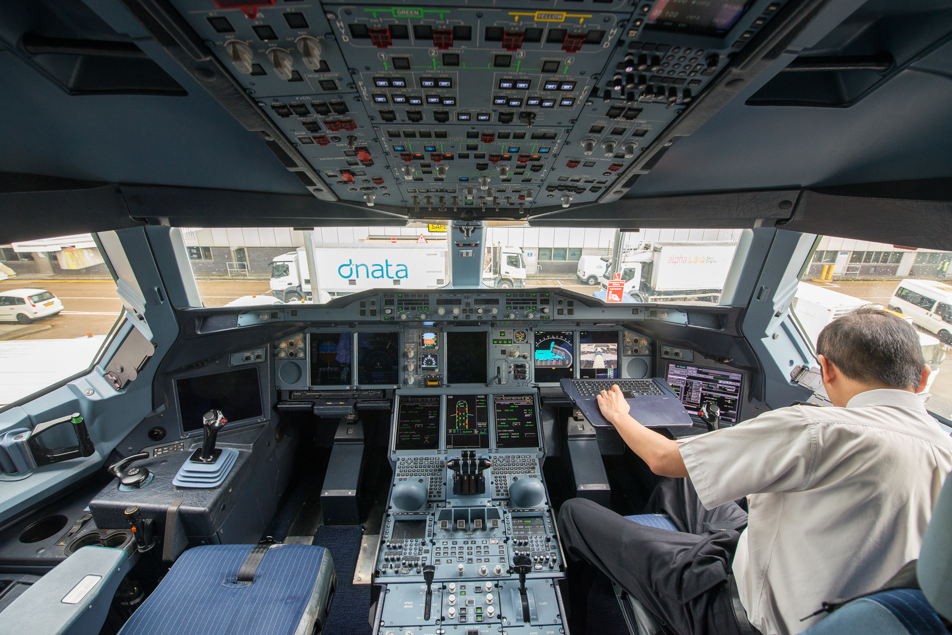 Malaysia Airlines A380 Cockpit