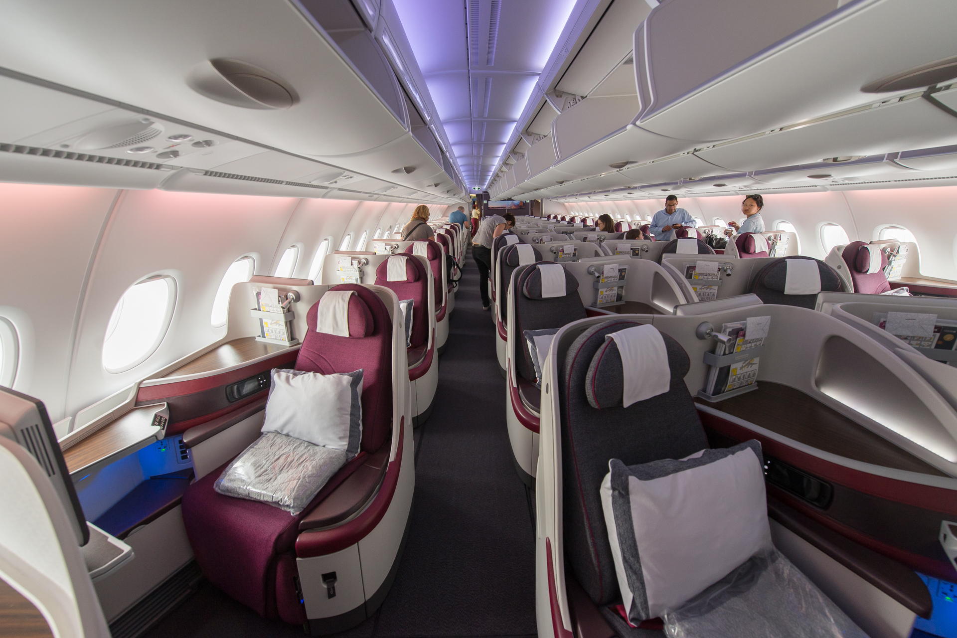 Qatar Airways A380 Business Class