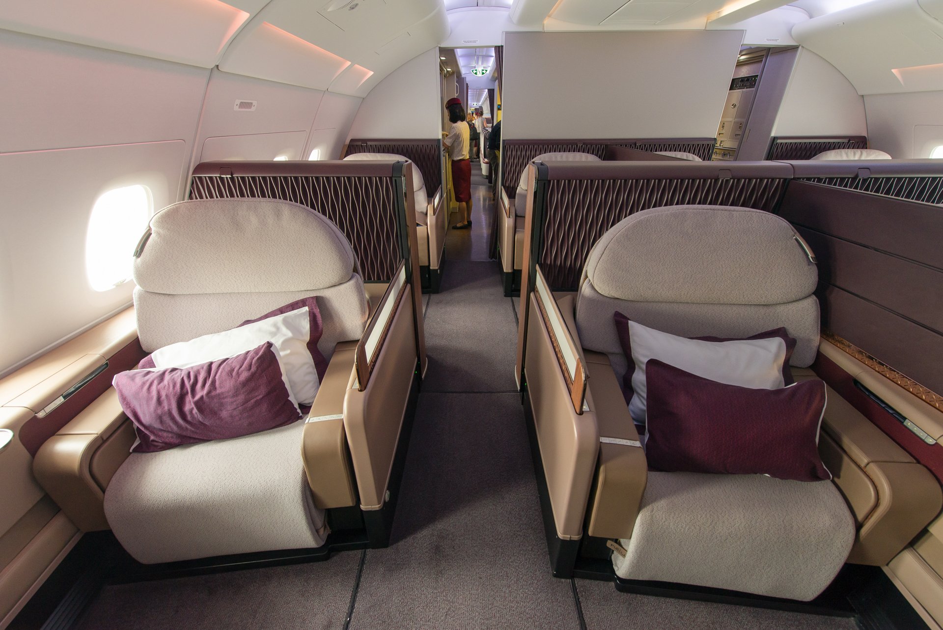 Qatar Airways A380 First Class Seat