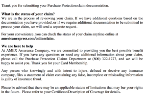 AMEX Purchase Protection 信用卡购买保护实战 - 美国信用卡指南
