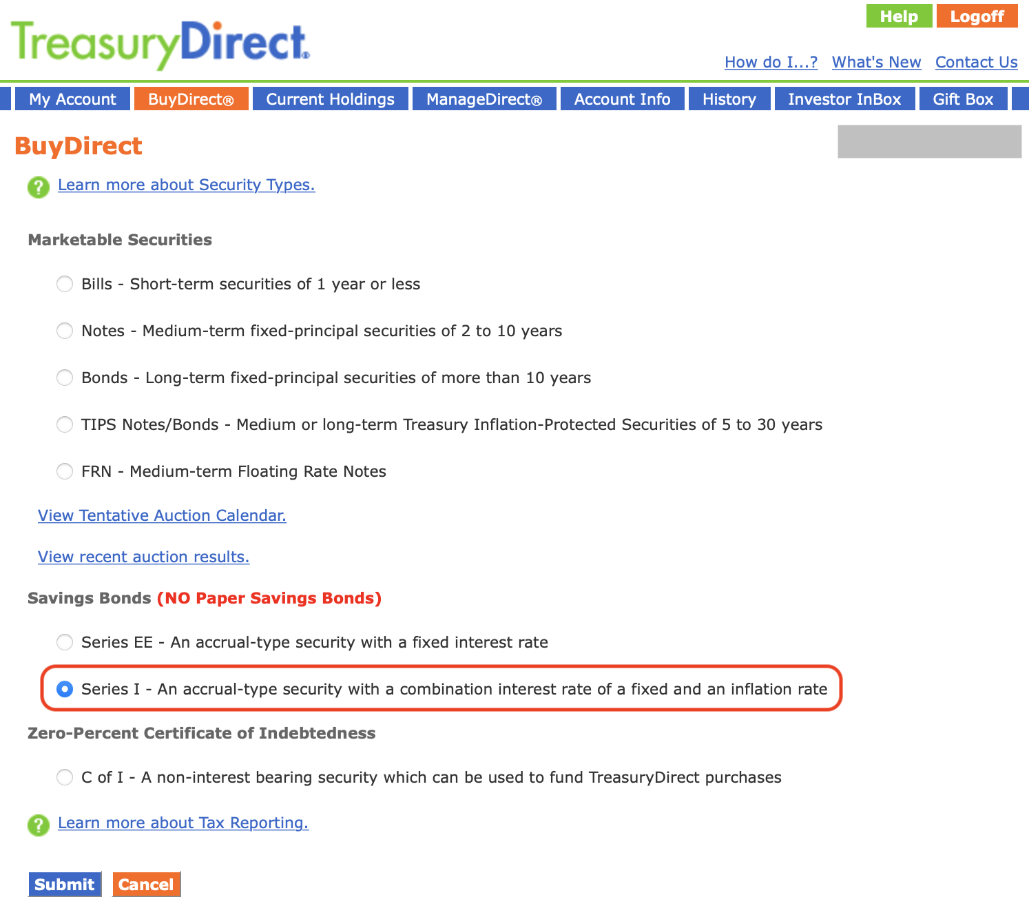I Bonds (US Treasury Series I Savings Bonds) 简介：利率随通胀调整且保本的理财选项！【2023.4