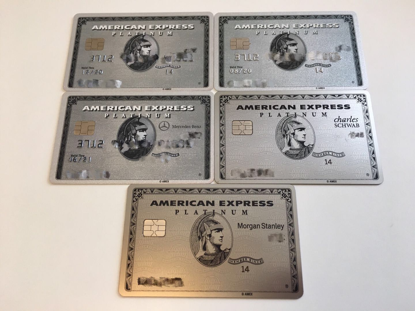 各版本运通白金卡 (amex platinum) 福利对比【20201 更新】