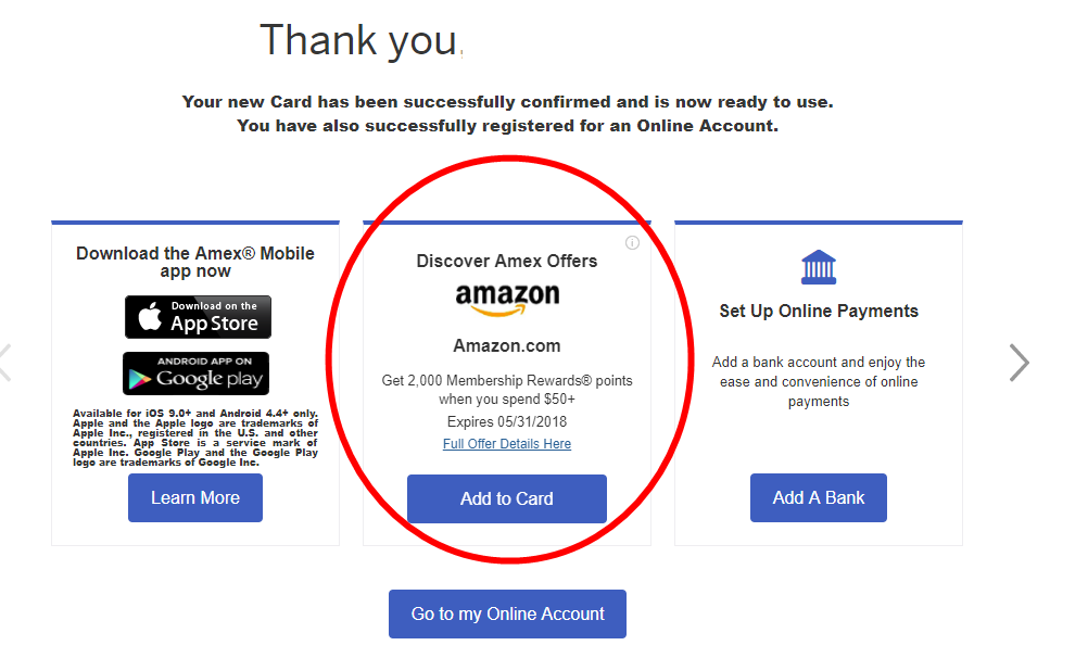 AmEx Offers 添加技巧总结 美国信用卡指南