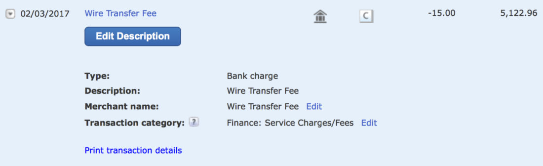 incoming wire transfer fee incoming wire transfer fee