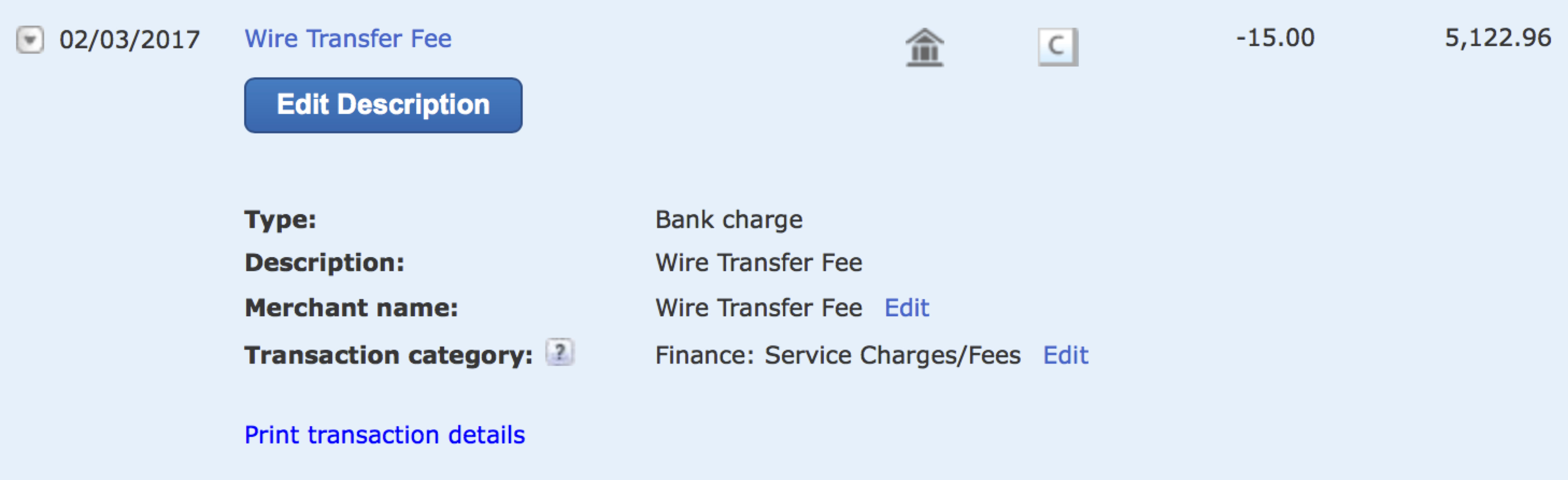 bank of america incoming wire transfer fee