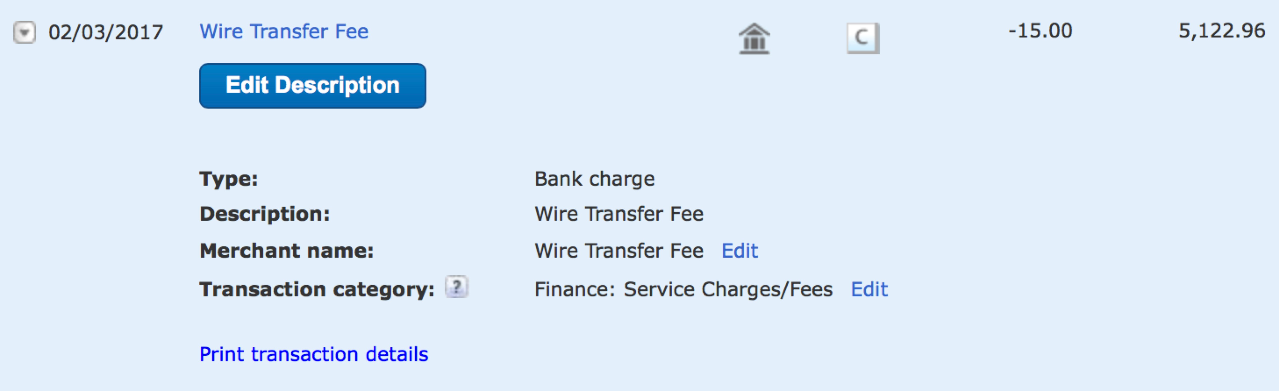 bank of america incoming wire transfer fee